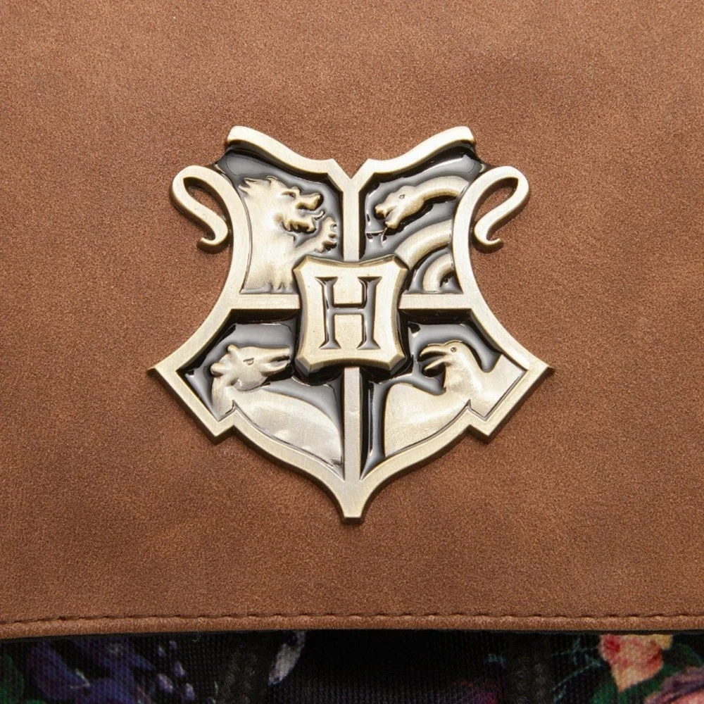 Harry Potter Dark‎ Floral Icon Slouch Backpack Hot Topic